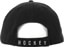 Hockey Embossed Strapback Hat - black - reverse
