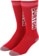Burton Women's Weekend Midweight 2-Pack Snowboard Socks - deep red - 1