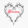 Limosine Heart T-Shirt - white - front detail