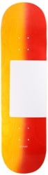 Quasi Proto Fade 8.5 Skateboard Deck - white square orange/red