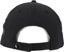 686 Packable Everywhere Strapback Hat - black - reverse