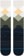 Stance Performance Mid Cushion Merino Wool Snowboard Socks - misty - reverse