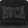 RVCA Stitch Snapback Hat - black - front detail