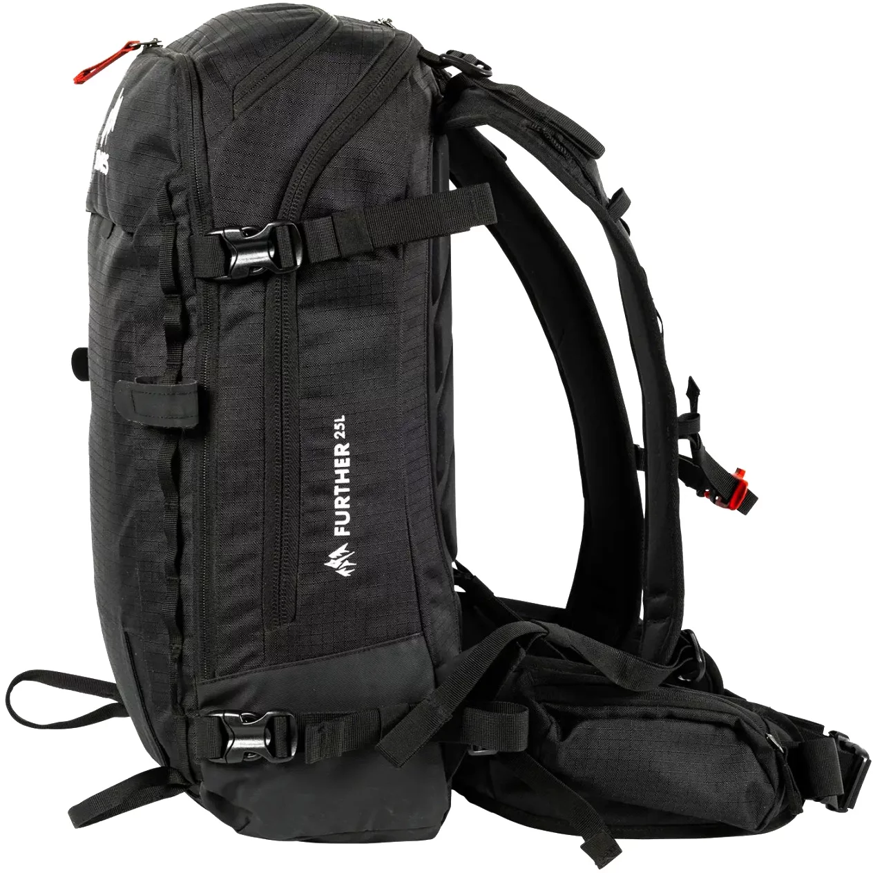 Jones Further 25L Backpack - stealth black | Tactics