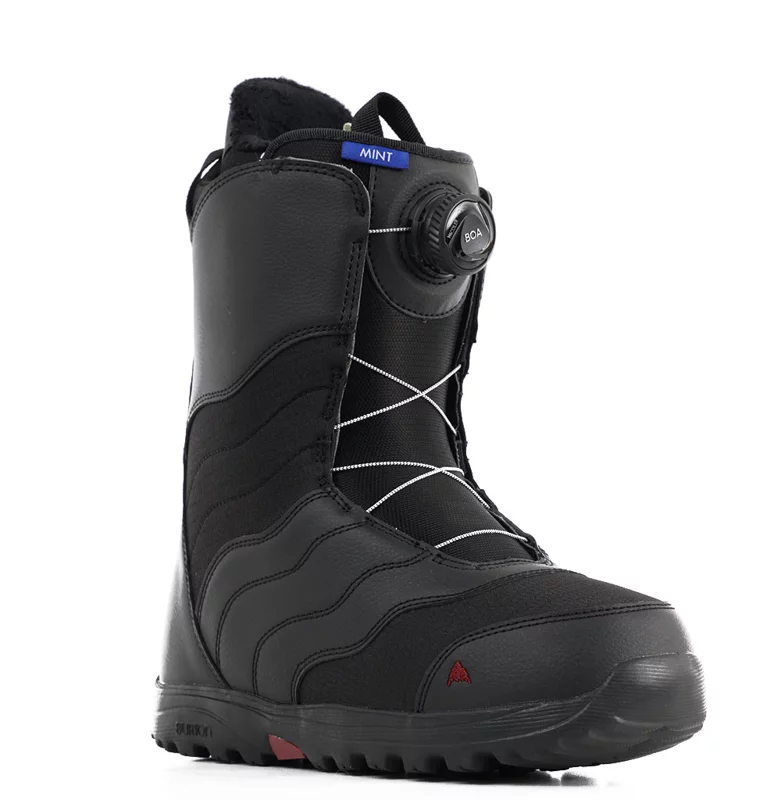 Burton Women's Mint Boa Snowboard Boots 2025 - black | Tactics