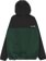 Chocolate Hooded Polar Fleece Jacket - black - reverse