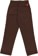 Chocolate Work Chino Pants - cocoa - reverse