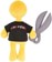 Independent Lance Mountain Ransom Doughboy Plushie - yellow - reverse
