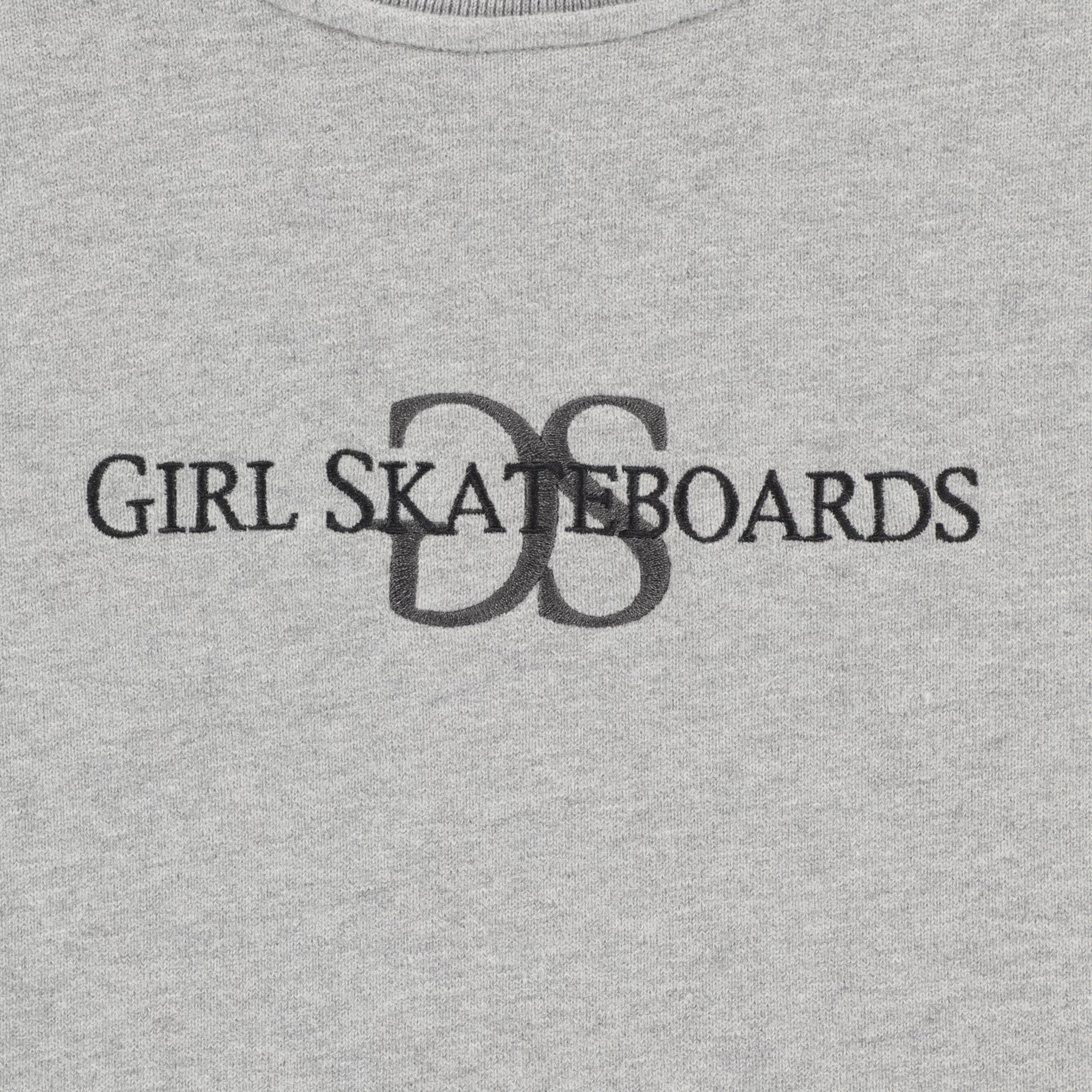 Girl GS Embroidered Crew Sweatshirt - grey | Tactics