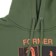 Former Cygnet Hoodie - washed green - detail