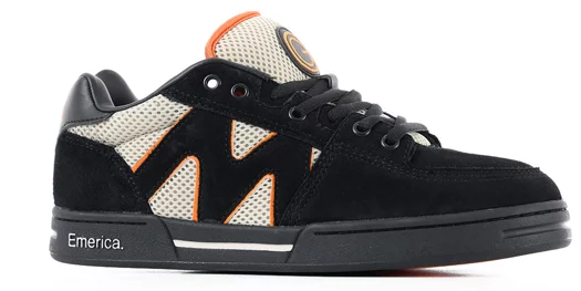 Emerica OG-1 Skate Shoes - black/tan/orange