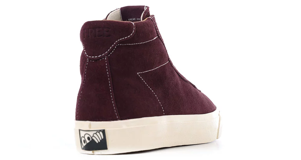 Last Resort AB VM001 - Suede High Top Skate Shoes - fig red