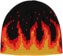 Corduroy Digi Flames Beanie - black - reverse