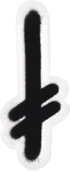 Deathwish Gang Logo Sticker - black/white