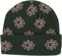 Corduroy Monogram Beanie - evergreen - reverse