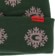 Corduroy Monogram Beanie - evergreen - front detail