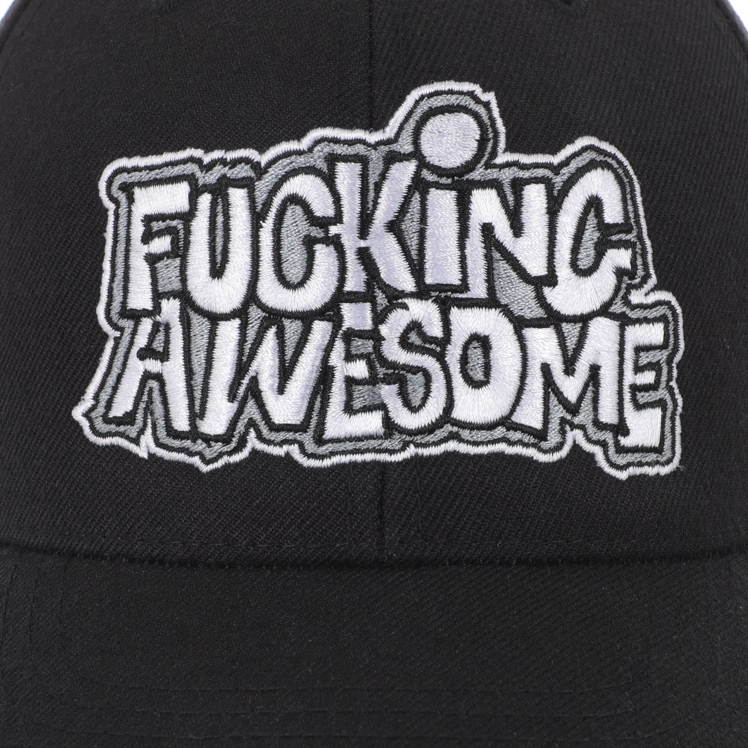 2024-25 秋冬新作  ハイブランドの Snapback Logo PBS Awesome Fucking Hat Tactics | black - 帽子