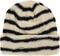 Corduroy Ripped Stripe Beanie - natural - reverse