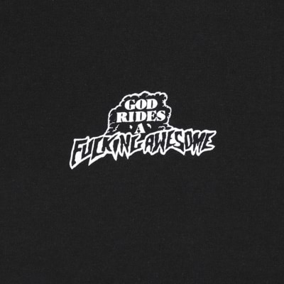 スケートボード god bless logo fucking awesome FUCKING AWESOME GODBLESS HOODIE BLACK SIZE LARGE | 72 X 62