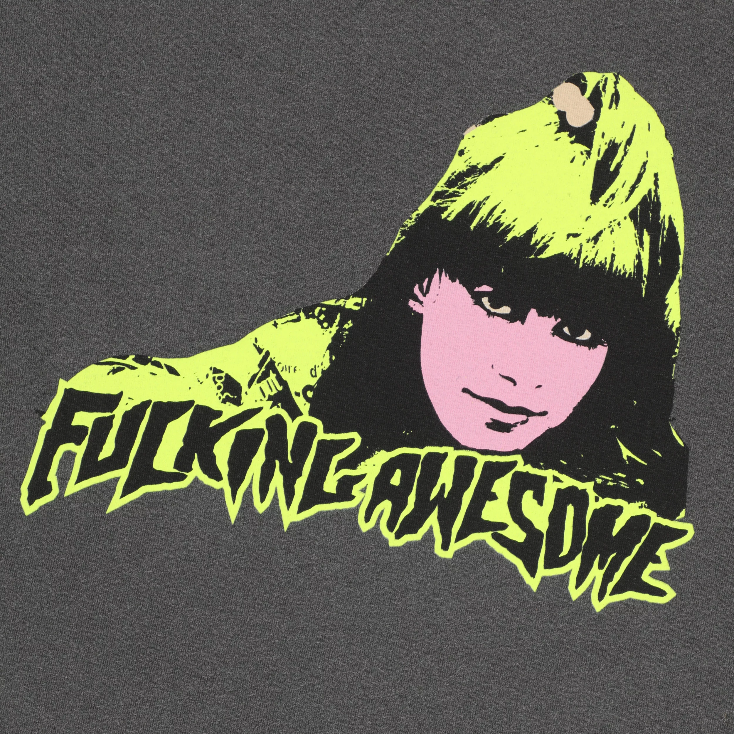 【FUCKING AWESOME】 STRAWBERRY SWITCHBLADE TEE PEPPER Fucking Awesome Strawberry Switchblade T-Shirt - pepper