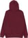 Fucking Awesome Ink Trap Stamp Hoodie - maroon - reverse