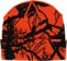 Corduroy Twig Camo Beanie - safety orange