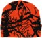 Corduroy Twig Camo Beanie - safety orange - reverse