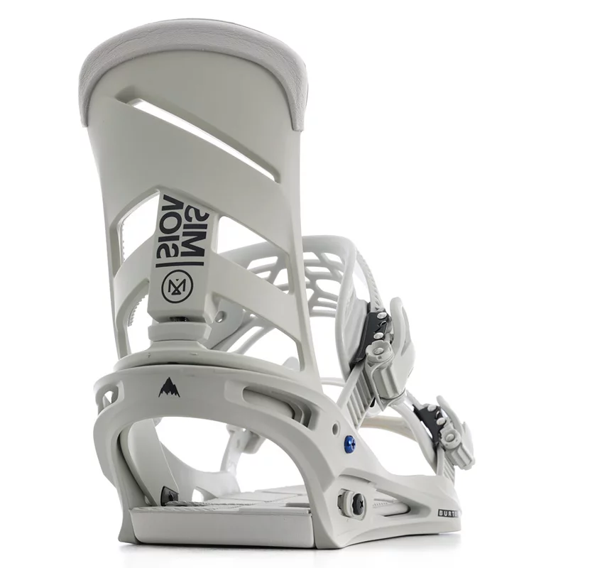 Burton Mission Snowboard Bindings 2025 - gray cloud | Tactics