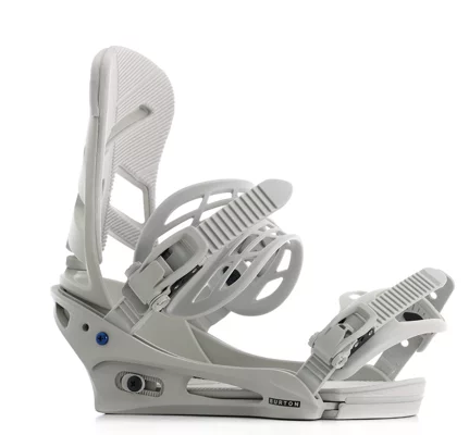 Burton Mission Snowboard Bindings 2025 - gray cloud