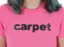 Carpet Women's T-Shirt - pink - front detail