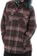 Volcom Women's Insulated Riding Flannel Jacket - dusty lavender - alternate