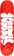 Hopps Denley Throwie 8.25 Skateboard Deck - red