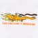 Bronson Speed Co. Bronson x Toy Machine T-Shirt - white - front detail