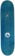 Black Label Adams Curb Shark 8.625 Skateboard Deck - top