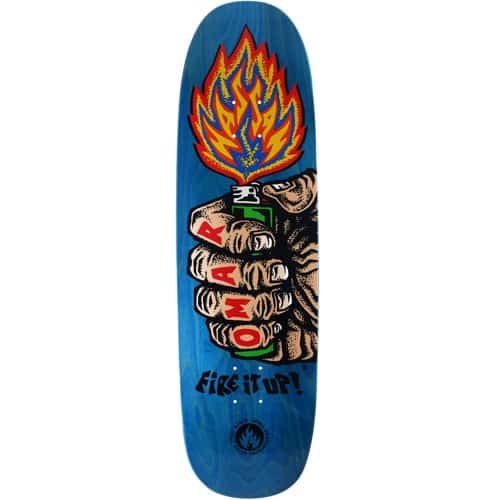 Black Label Hassan Fire It Up 9.25 Black Widow Skateboard