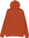 Tactics Trademark Supply Hoodie - rust brown - reverse