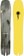 CAPiTA Spring Break Powder Glider Snowboard 2025 - yellow base