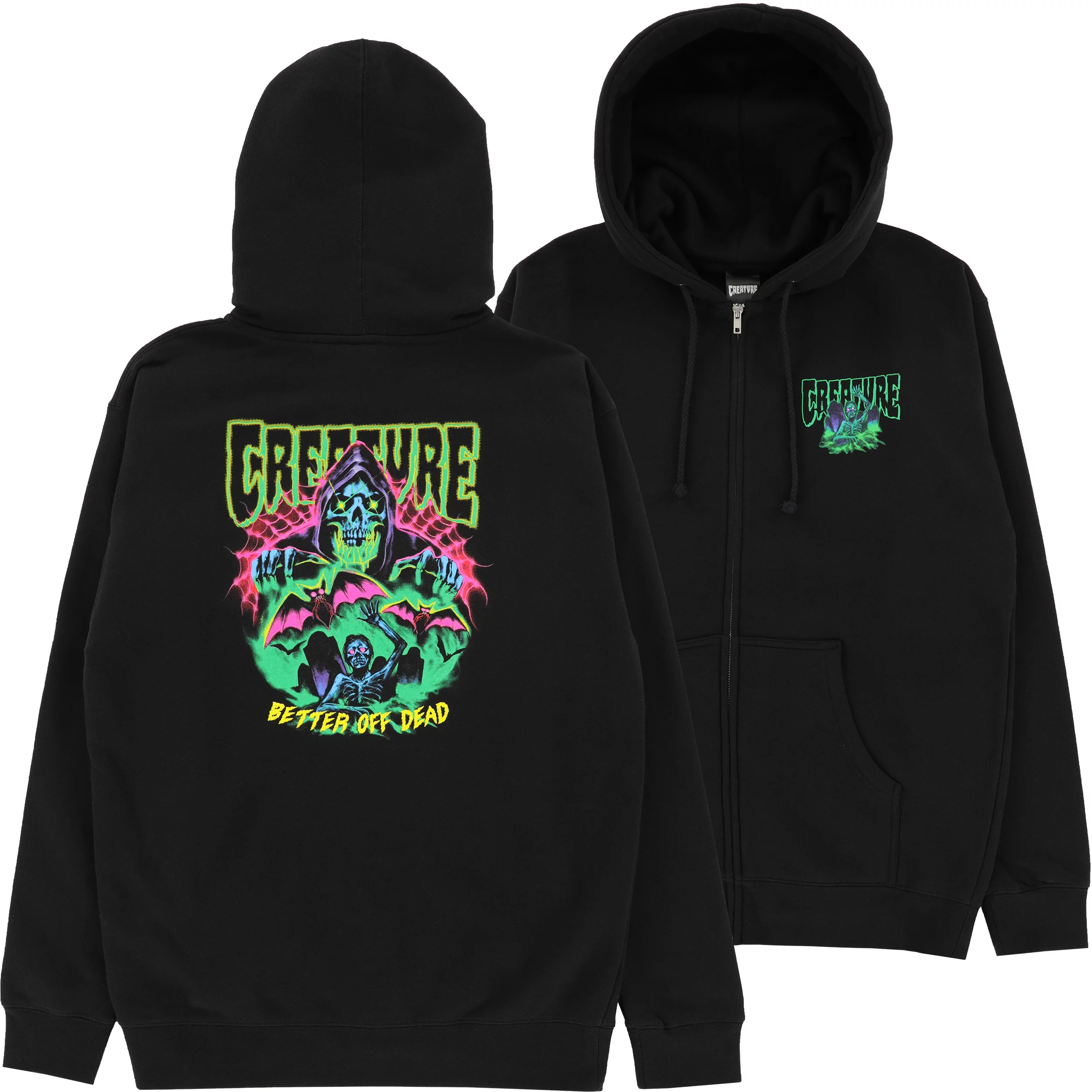 ★Creature★Finest Strike Zip Up Hoodie関税込★ Creature Skateboards Hoody Strike Fast Relic Zip Army | eBay