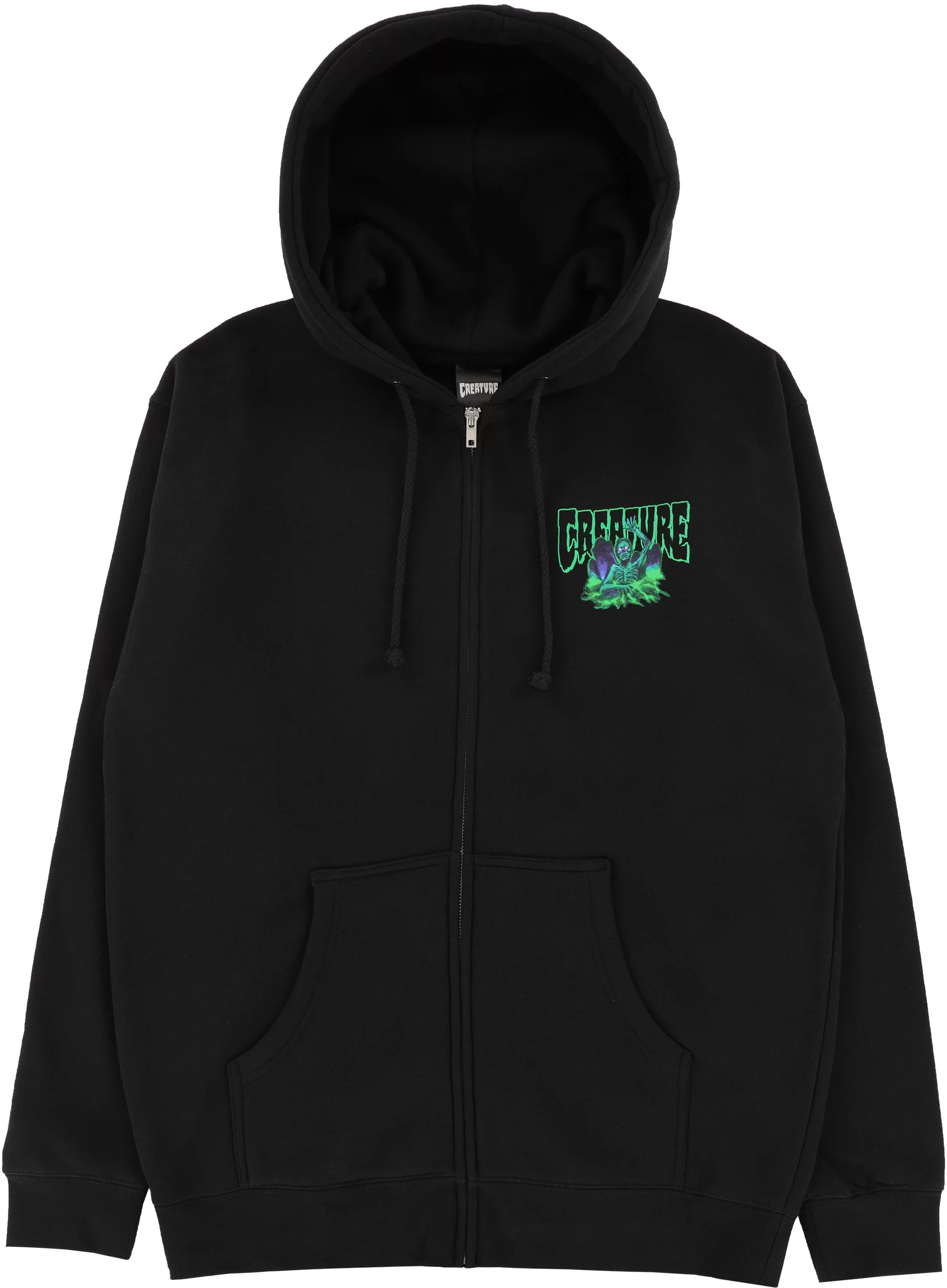 ★Creature★Finest Strike Zip Up Hoodie関税込★ Kink Vertical Zip Hoodie - Black | Source BMX - US