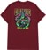 Creature Hellbound T-Shirt - maroon - reverse