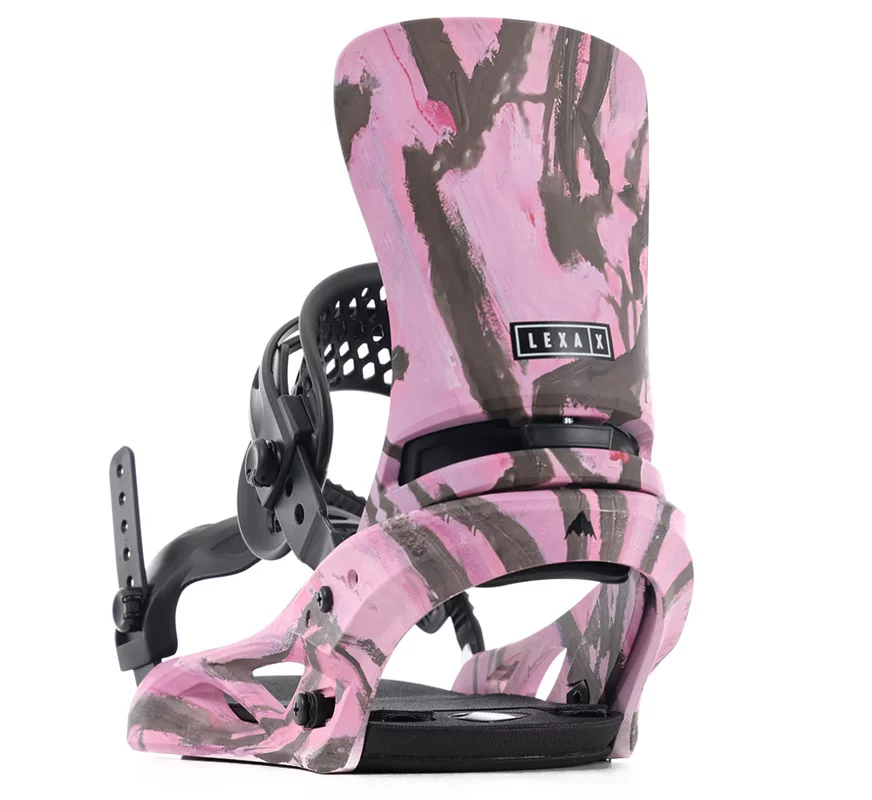 Burton Women's Lexa X Snowboard Bindings 2025 - gray/pink