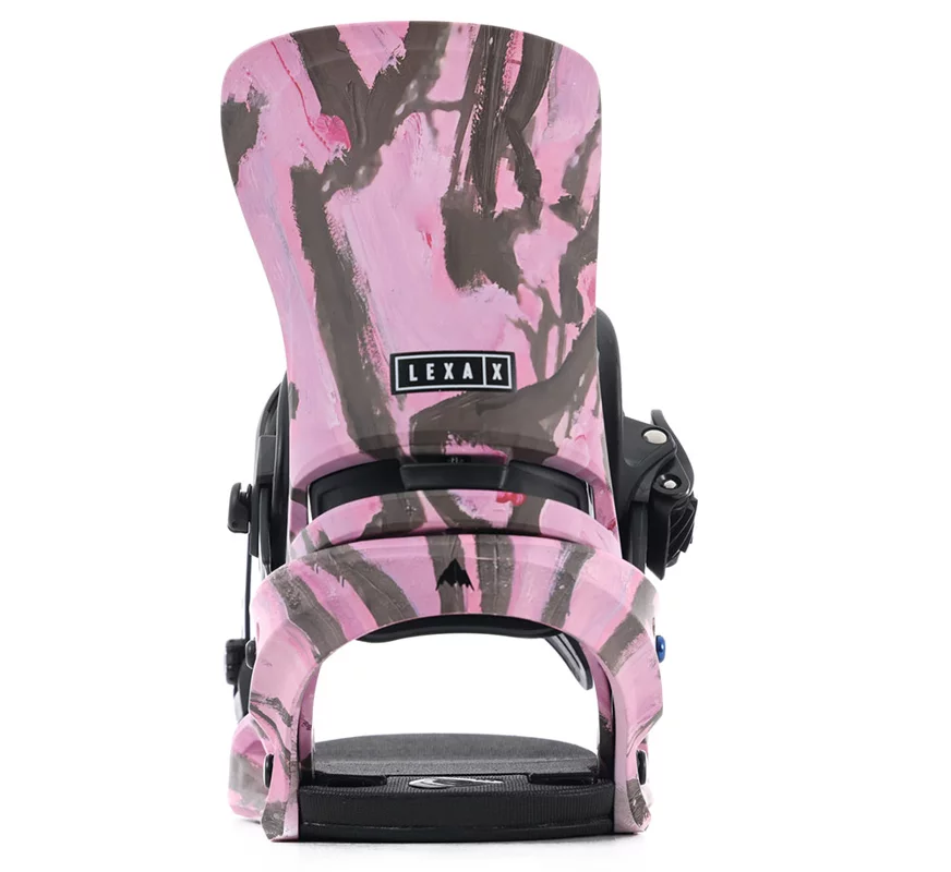Burton Women's Lexa X Snowboard Bindings 2025 - gray/pink