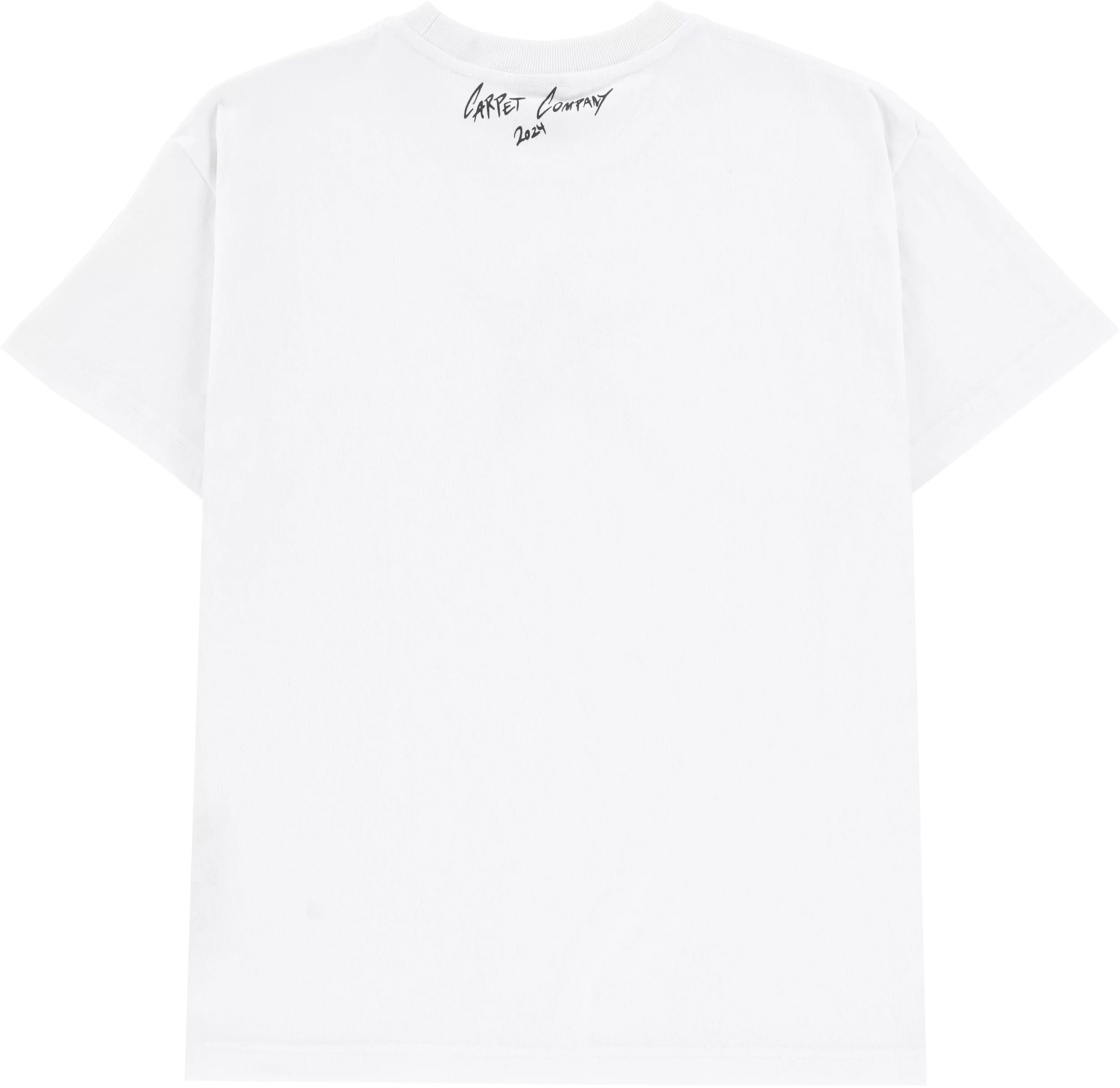 【CARPET COMPANY】Throwing Star Tee White Trouble Tee — Carpet Company