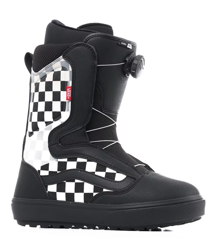 Vans Aura OG Snowboard Boots 2025 - black/checkerboard | Tactics
