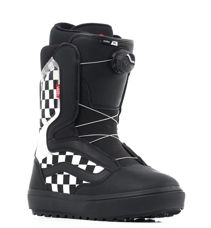 Vans Aura OG Snowboard Boots 2025 - black/checkerboard | Tactics
