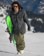 Volcom Insulated Riding Flannel Jacket - heather black - Lifestyle 1