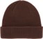 Crab Grab Claw Label Beanie - brown - reverse