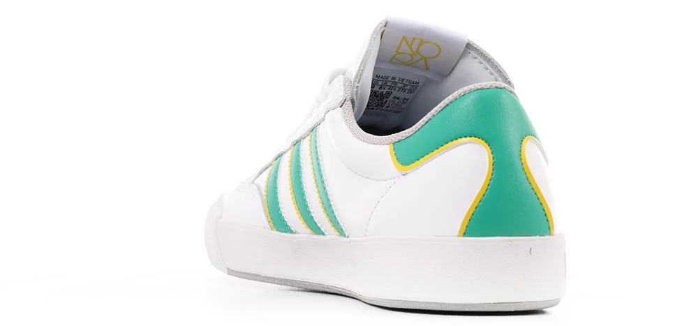 ★adidas★ Nora Whitegreen IF2069 ADIDAS NORA - WHITE/GREEN-YELLOW IF2069 - PLA Skateboarding