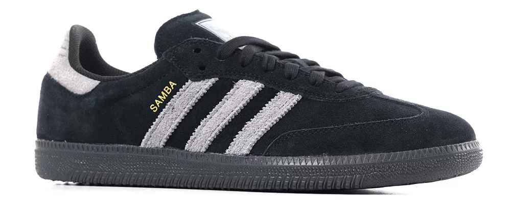 Adidas Samba ADV Shoes Core Black Grey Four Gold