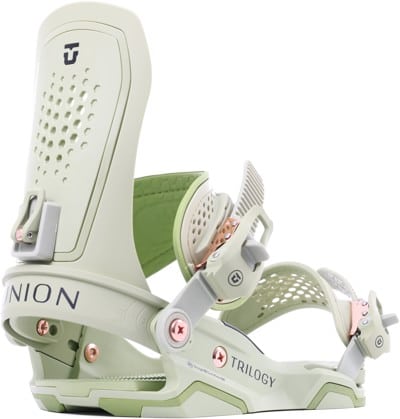 【美品】UNION BINDING TRILOGY GREEN Union Women's Trilogy Snowboard Bindings (Closeout) 2025 - green
